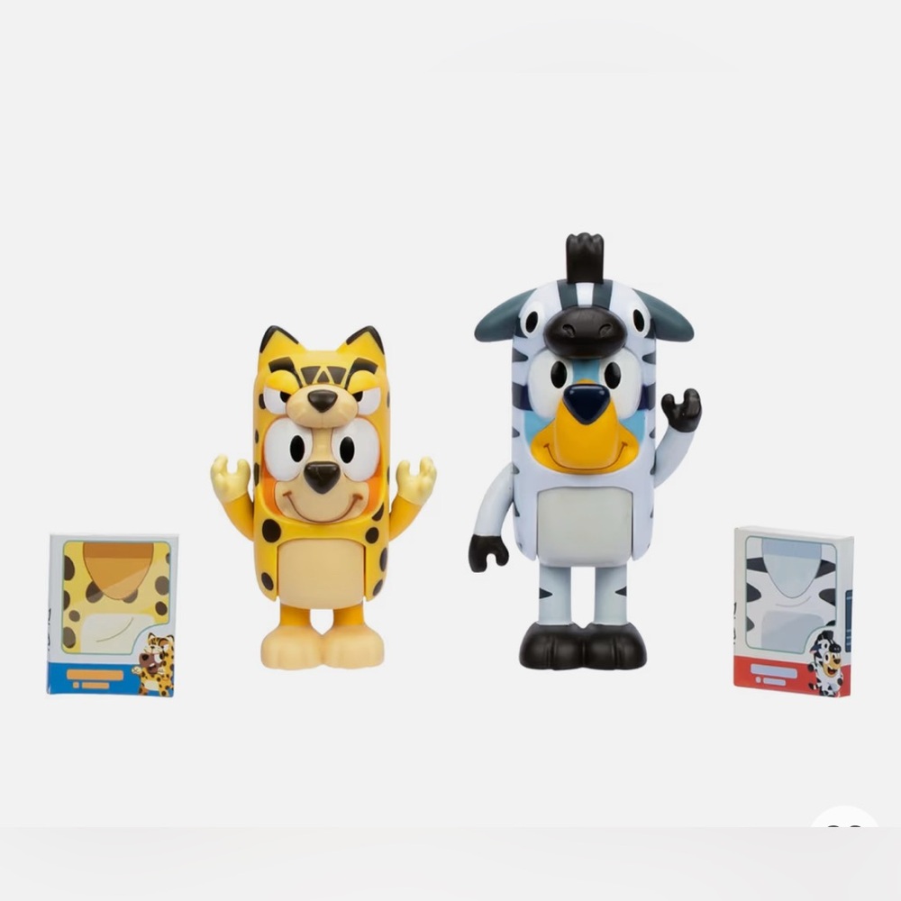 Bluey Animal Costume Figures 2pk New in Box - Picture 4 of 6